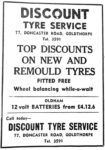 Discount Tyre Service – Advert